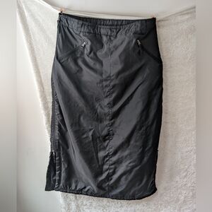 Glaciers Edge Insulated Puffer Skirt Double Zip Long Zip Pockets Belt Loops